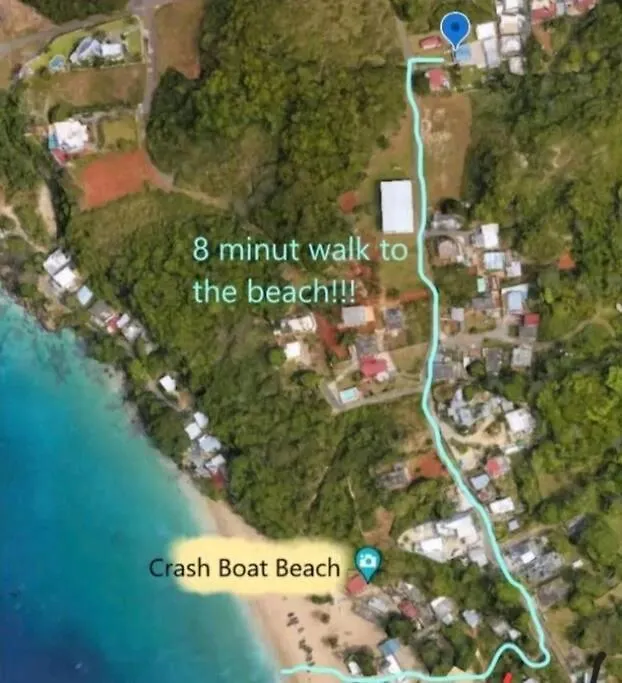 アパート Casita 8 Minutes From Crashboat Beach アグアディヤ